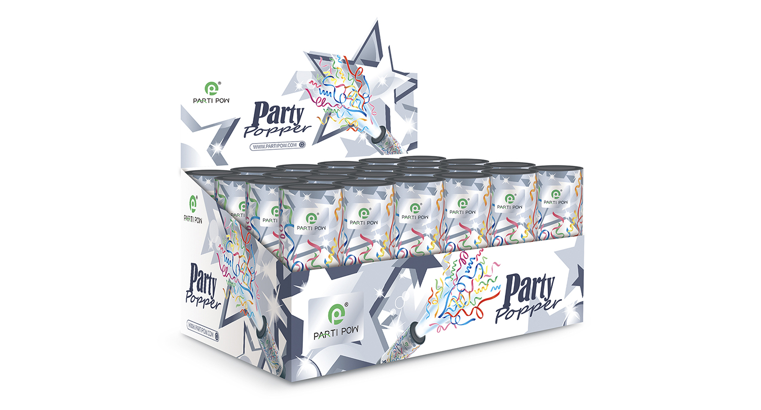 PARTY POPPER BOX